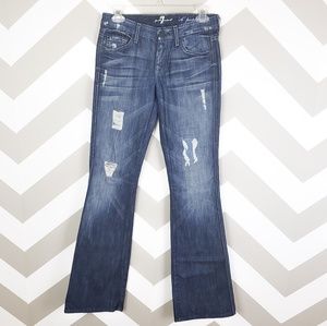 7 For All Mankind A Pocket Denim Flared Jeans 26